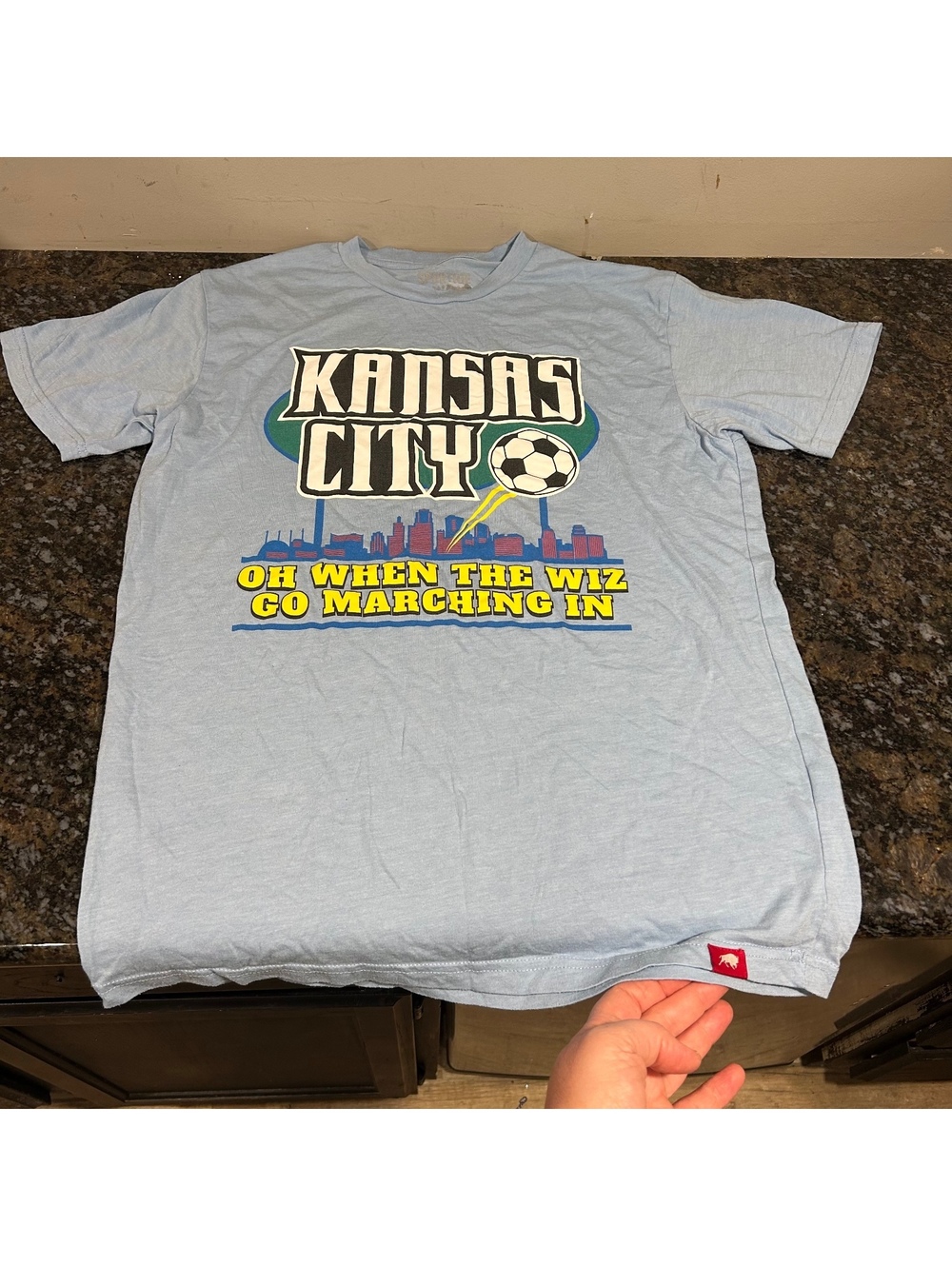 Sportiqe Apparel Co Sporting Kansas City Retro Wizards Tshirt Mens Medium